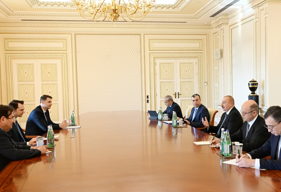 President of Azerbaijan Ilham Aliyev received Minister of Energy of Romania VIDEO
