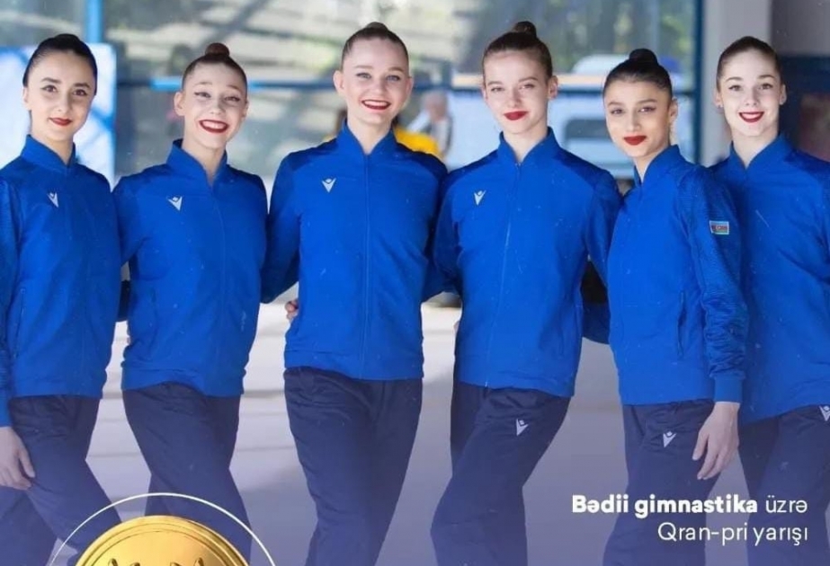 Las gimnastas azerbaiyanas ganan la medalla de oro en el Gran Premio de Francia