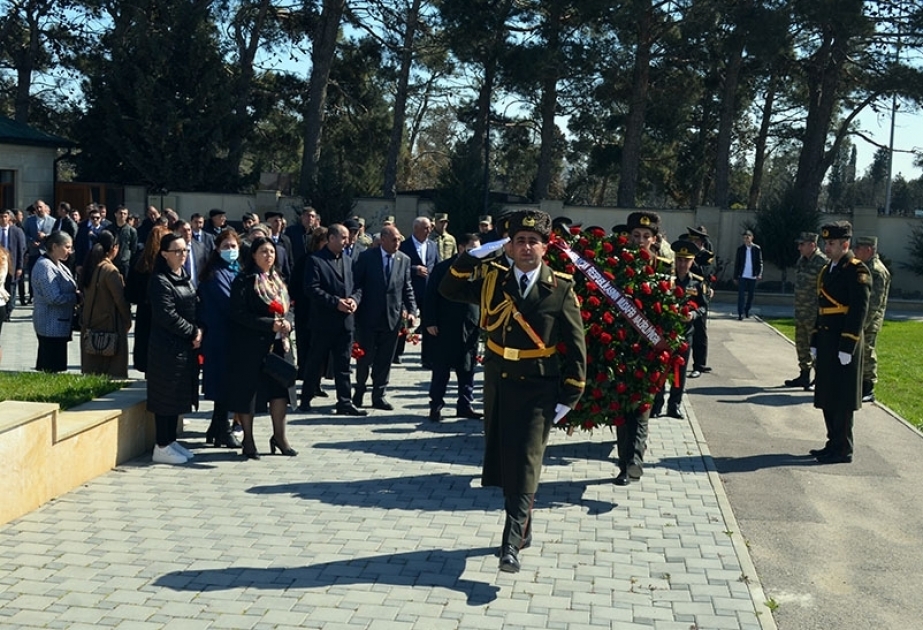 Почтена память Национального героя Шукюра Гамидова