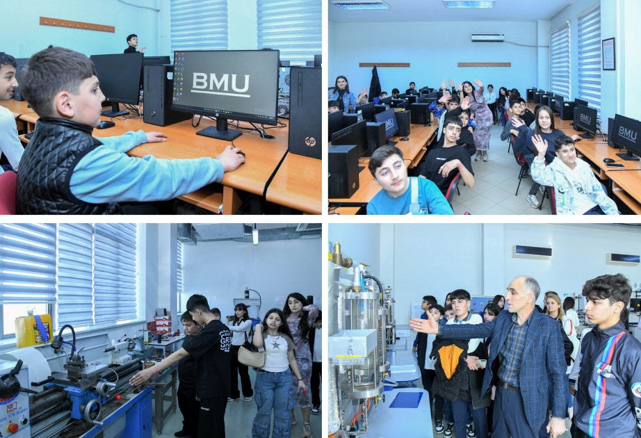 BMU-da məktəblilər üçün seminar təşkil edilib