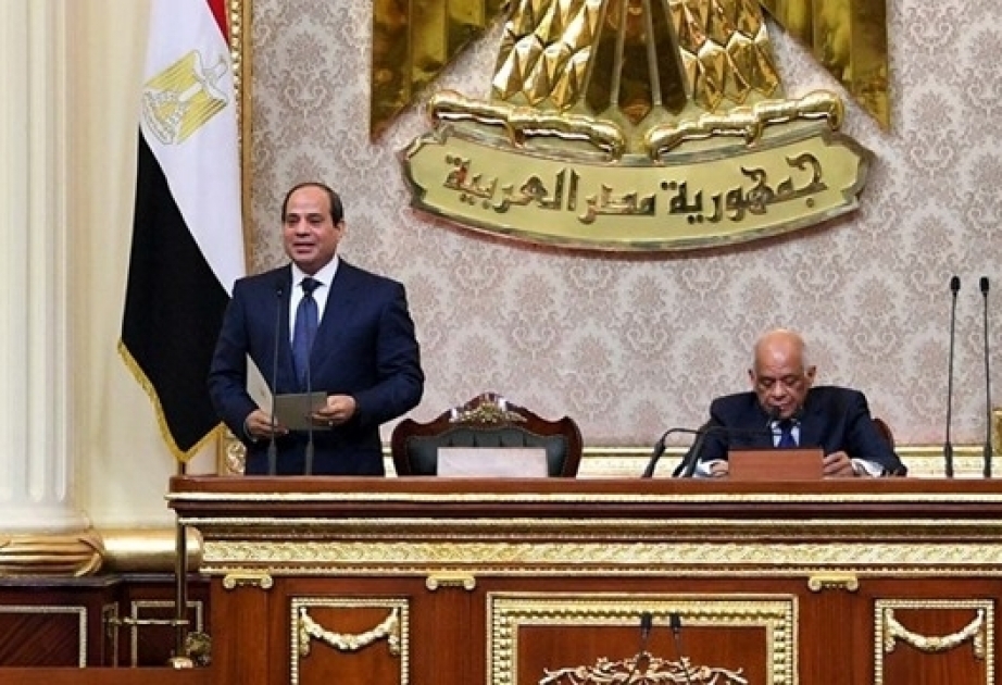 埃及总统塞西宣誓就任第三个总统任期