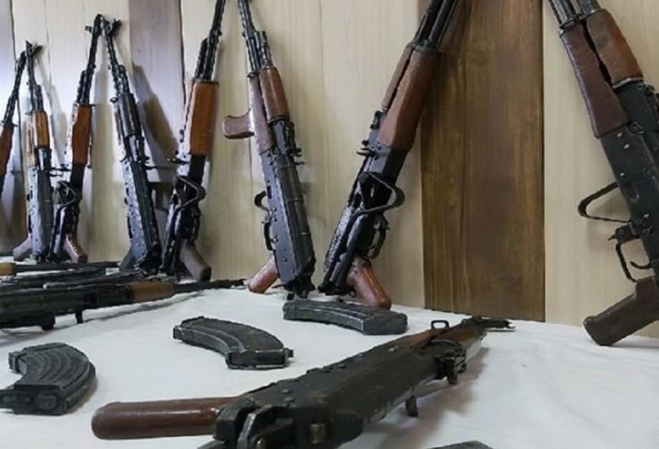 В Ханкенди обнаружены оружие и боеприпасы