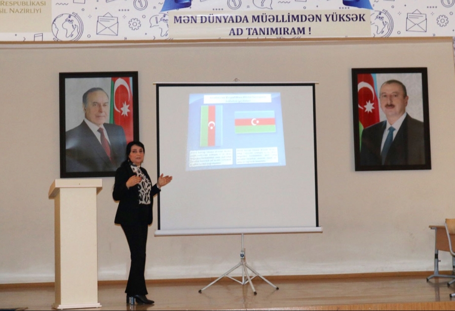 “Azərbaycan bayrağı” mövzusunda mühazirələr keçirilir