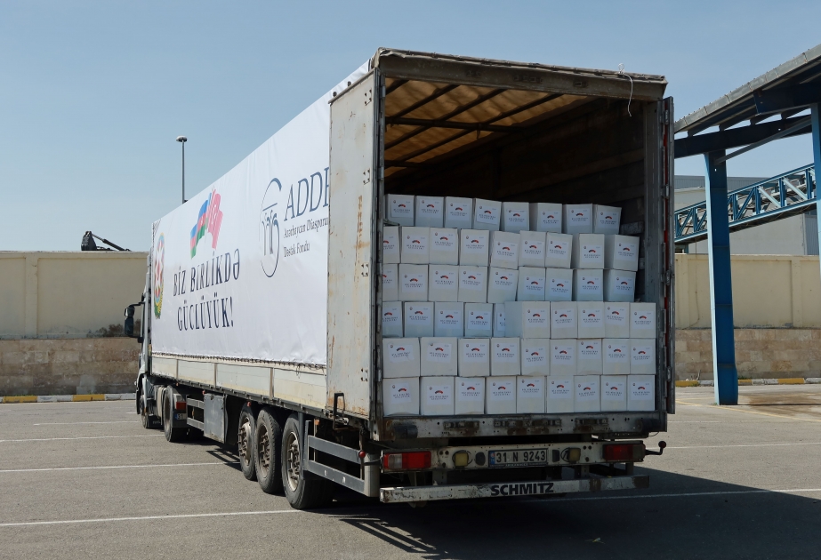 Türkiyənin Malatya bölgəsinə növbəti humanitar yardım göndərilib