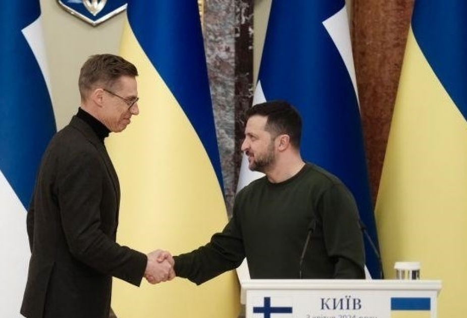 Ukrayna və Finlandiya ikitərəfli təhlükəsizlik sazişi imzalayıb