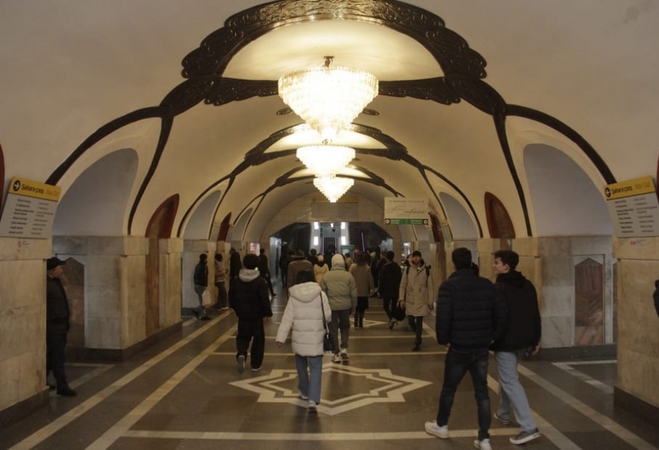 Martda Bakı metrosundan istifadə edən sərnişinlərin sayı 18 milyonu ötüb