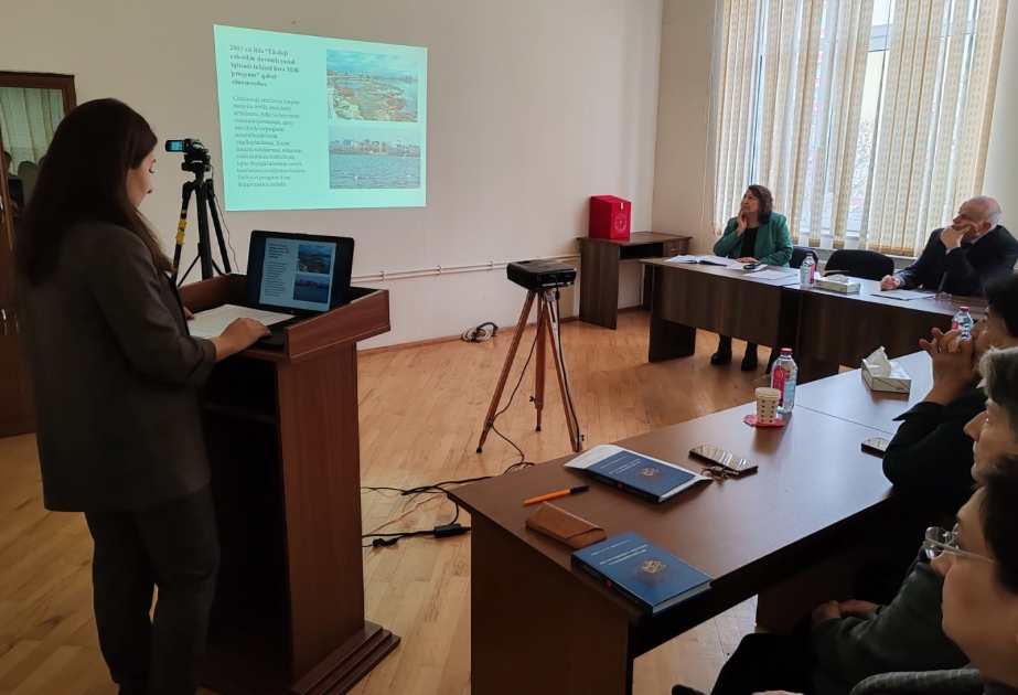 Polimer Materialları İnstitutunda “Yaşıl dünya naminə həmrəylik ili”nə həsr olunan məruzə dinlənilib