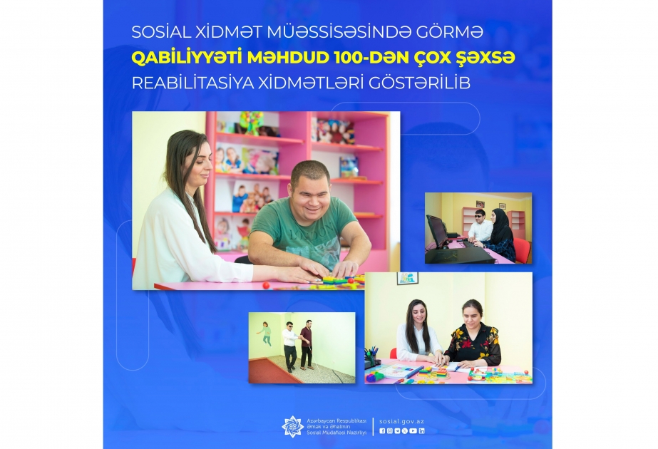 Görmə qabiliyyəti məhdud 100-dən çox şəxsə reabilitasiya xidmətləri göstərilib