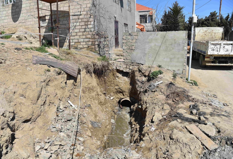 Xətai rayonunda fərdi yaşayış evi sökülmədən kanalizasiya kollektorunda qəza aradan qaldırılıb