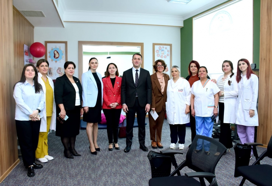 Naxçıvandakı Perinatal Mərkəzdə “Analar məktəbi” istifadəyə verilib