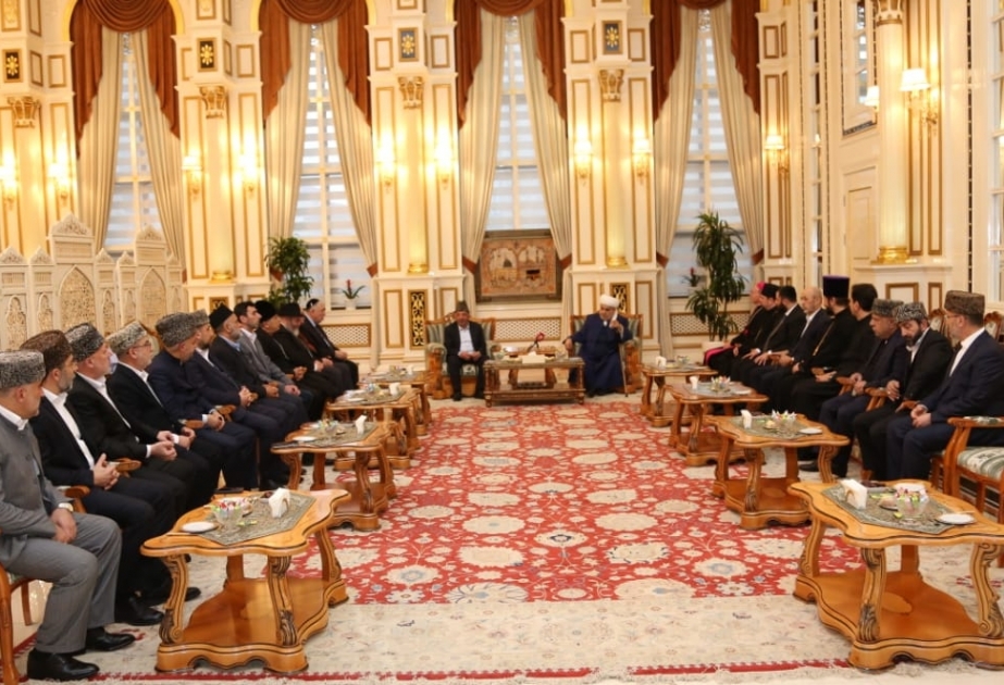 Azərbaycandakı dini konfessiyaların rəhbərləri Ramazan ayı ilə əlaqədar birlikdə dua ediblər