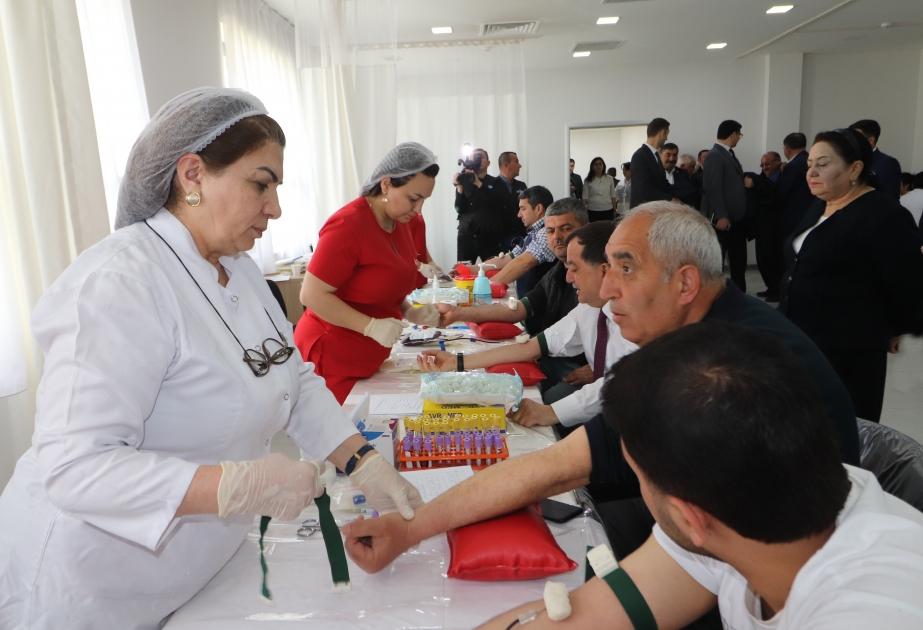 Qazaxda qanvermə aksiyası keçirilib