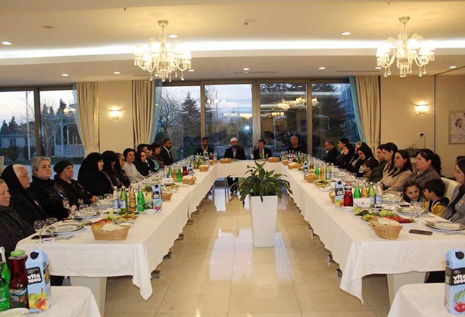 Şəhid ailələri və müharibə əlilləri üçün iftar süfrəsi açılıb