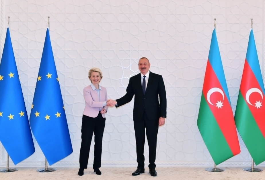 EU-Kommissionspräsidentin Ursula von der Leyen telefoniert mit Präsident Ilham Aliyev