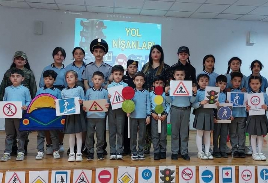“Yol hərəkəti qaydalarını bilmək və ona əməl etmək vacibdir” devizi altında tədbir keçirilib