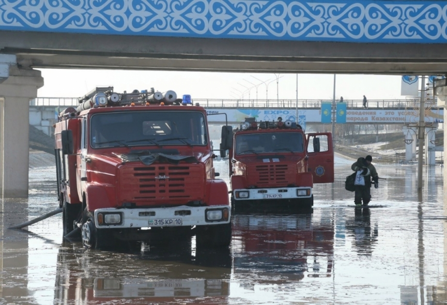 Kostanayda daşqın səbəbindən fövqəladə vəziyyət elan edilib