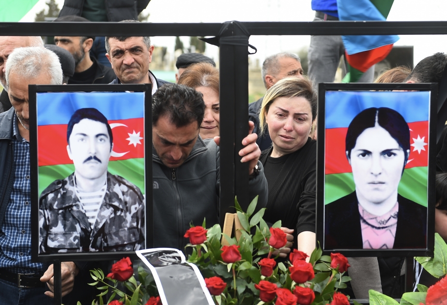 Похоронены Басира Магеррамова и Вагиф Магеррамов, пропавшие без вести во время Ходжалинского геноцида