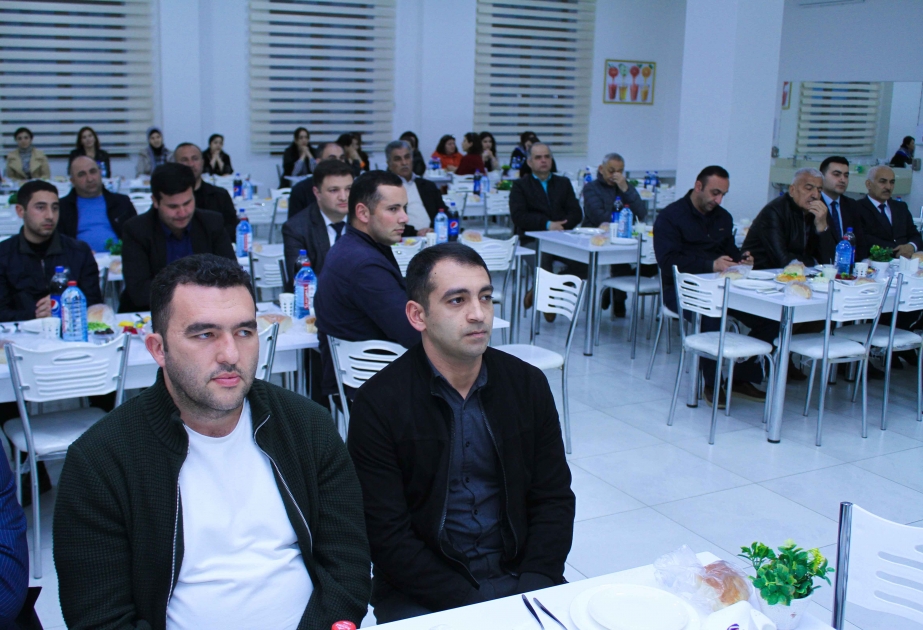 Aqrar Universitetin əməkdaşları üçün iftar süfrəsi açılıb