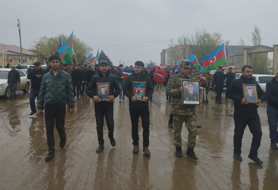 Шехид-лейтенант Ульви Багиров похоронен в Сальяне