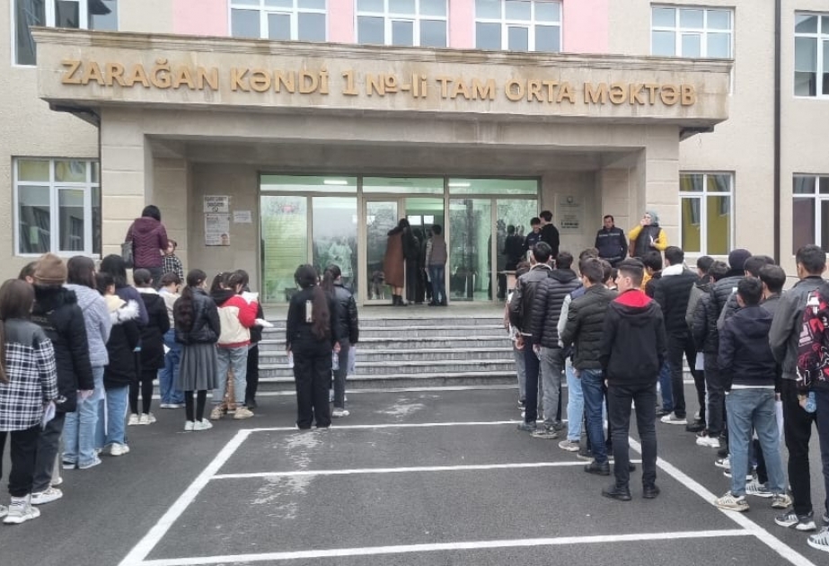 Qəbələ və Oğuzda ümumi orta təhsil səviyyəsi üzrə buraxılış imtahanları 9 mərkəzdə aparılıb