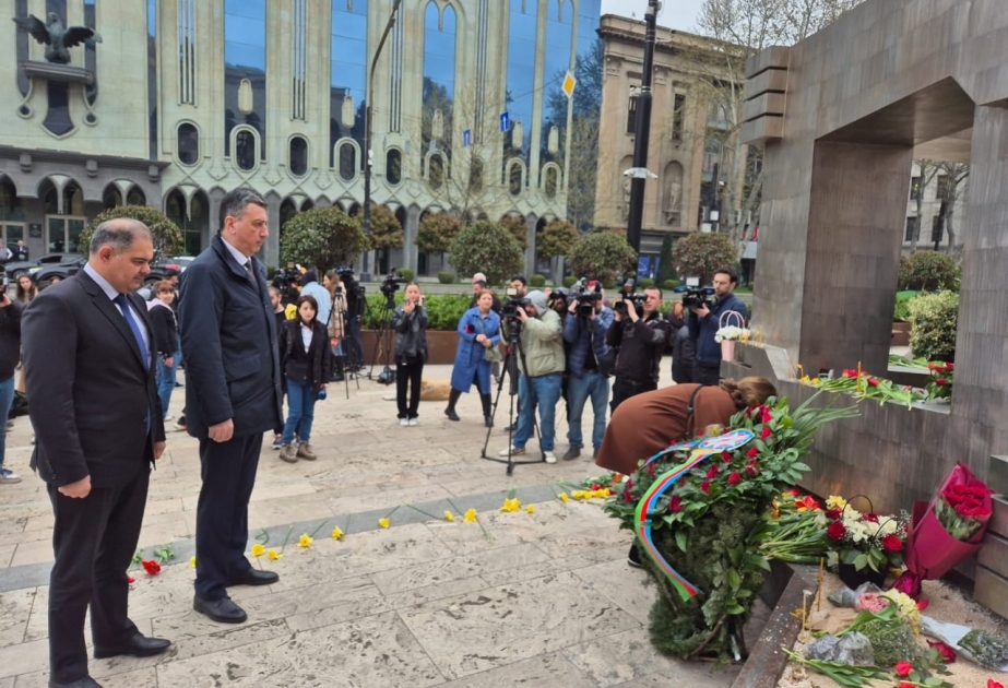 Gürcüstanda 9 Aprel qurbanlarının xatirəsi anılır