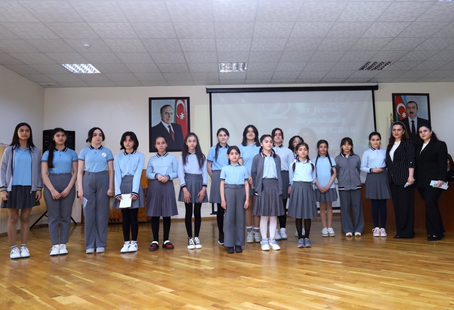 “Ana dilimiz və təhsil” layihəsi çərçivəsində 46 nömrəli məktəbdə tədbir