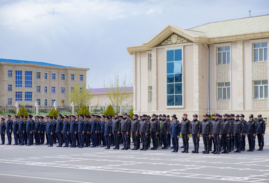 Naxçıvanda 40 gənc polis əməkdaşının andiçmə mərasimi olub