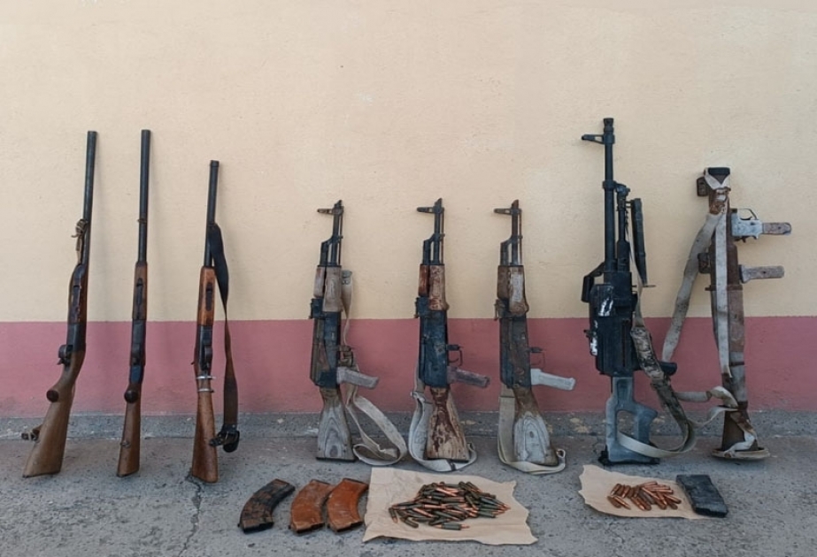 В Ханкенди обнаружено большое количество оружия и боеприпасов