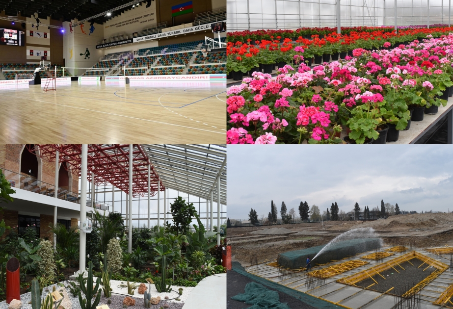 Unikal Ekoloji Park, nəhəng İdman Sarayı və yeni futbol stadionu – Gəncədən videoreportaj
