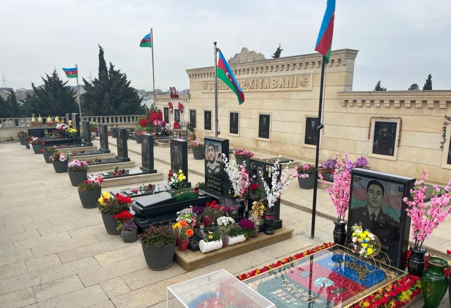 Abşeron rayonunda şəhid məzarları ziyarət olunub