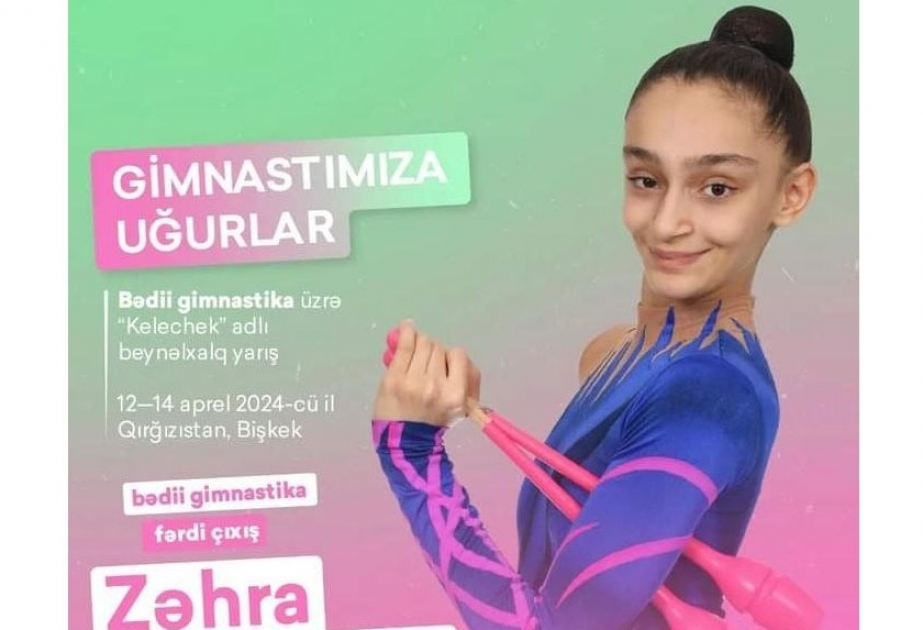 Aserbaidschanische Rhythmische Turnerinnen nehmen an internationalem Turnier teil
