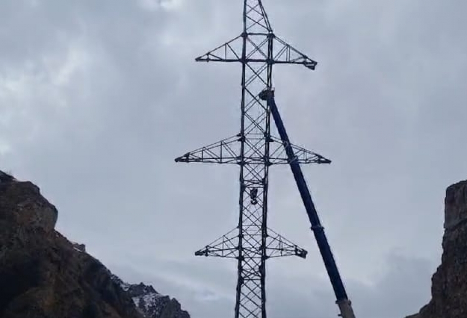 Las líneas eléctricas de 35 kV se están tendiendo a un ritmo acelerado en Kalbajar