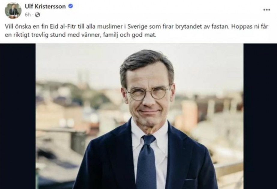 El primer ministro sueco felicitó a los musulmanes por la fiesta del Ramadán