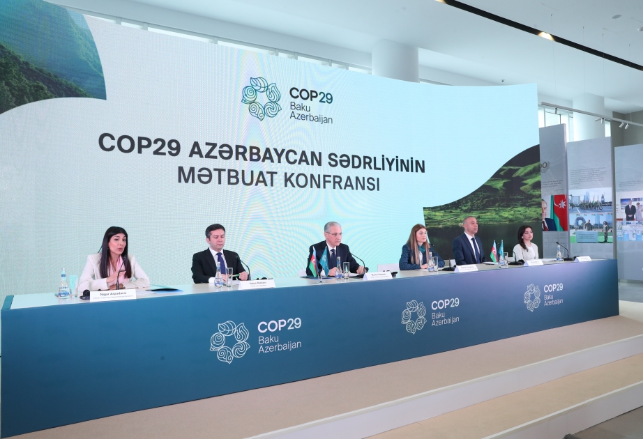 В штаб-квартире COP29 состоялась первая пресс-конференция –  ОБНОВЛЕНО