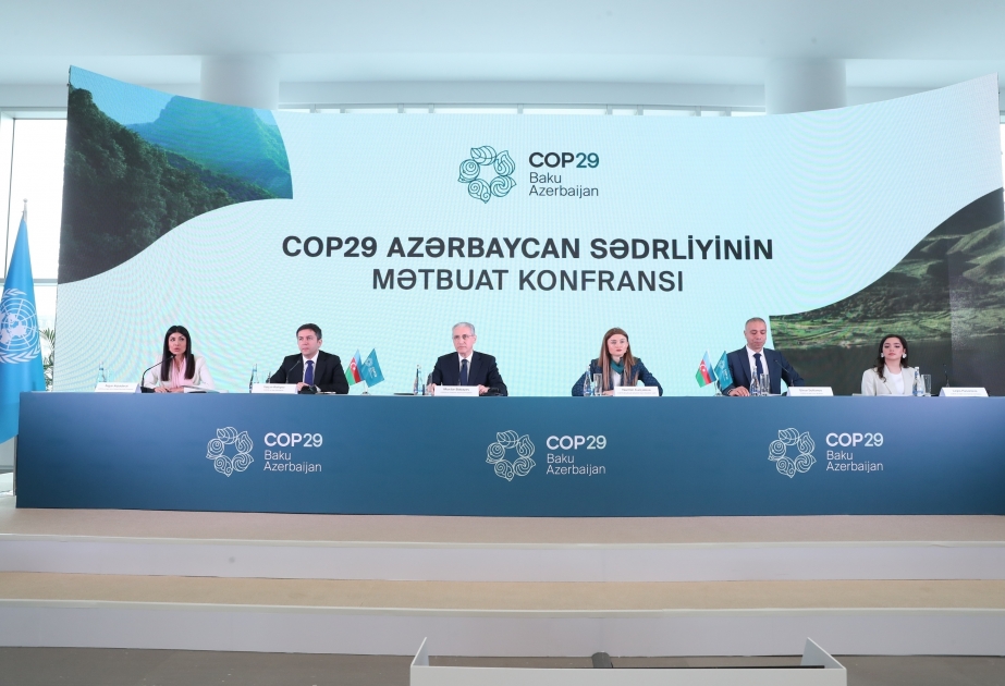 Azerbaiyán presenta el logotipo de la COP29
