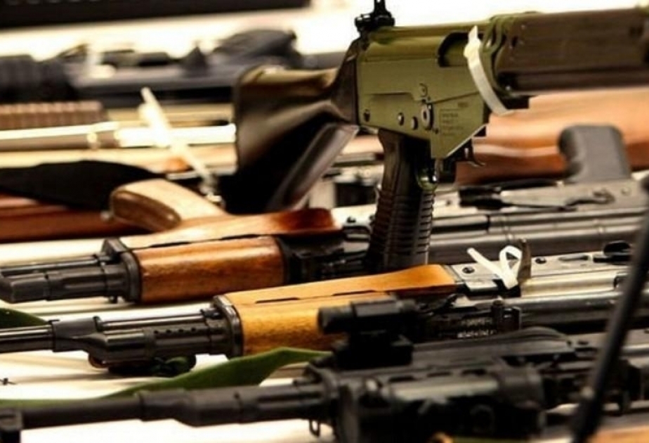 МВД: В Ханкенди обнаружено 27 автоматов и другие боеприпасы