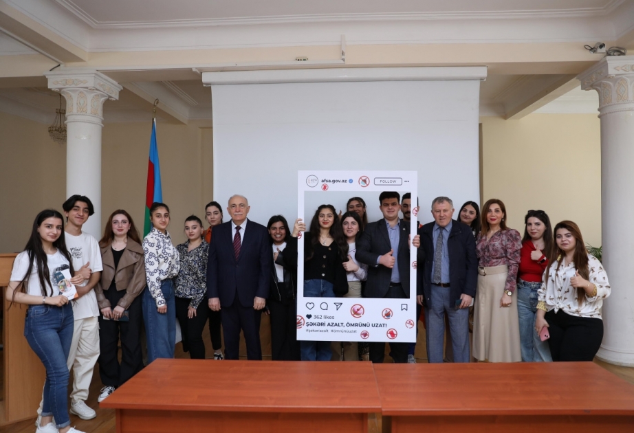 Azərbaycan Texniki Universitetində “Şəkəri azalt, ömrünü uzat!” kampaniyası çərçivəsində görüş olub