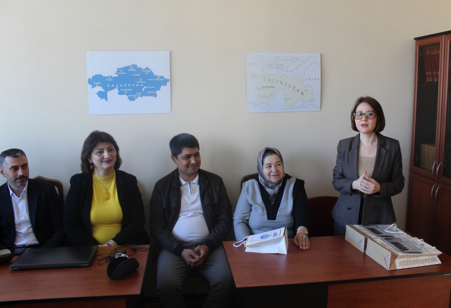 Şərqşünaslıq İnstitutunda özbəkistanlı alimlərlə görüş keçirilib
