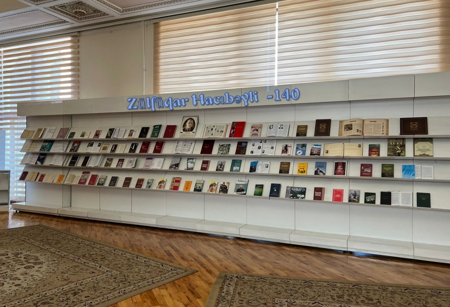 Milli Kitabxanada “Zülfüqar Hacıbəyov -140” adlı kitab sərgisi açılıb