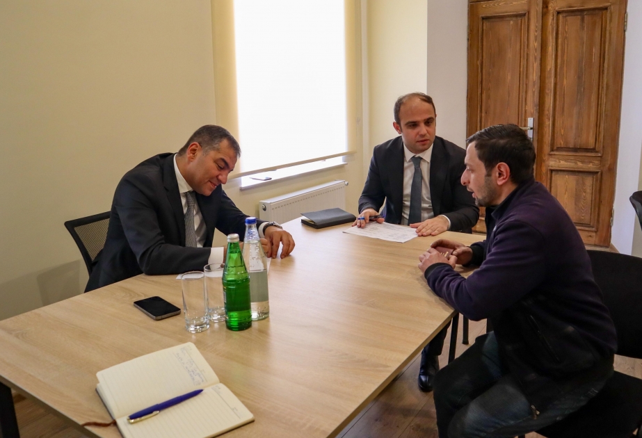 DTA sədri Şəkidə vətəndaşlarla görüşüb, bərpa olunan abidələrə baxış keçirib