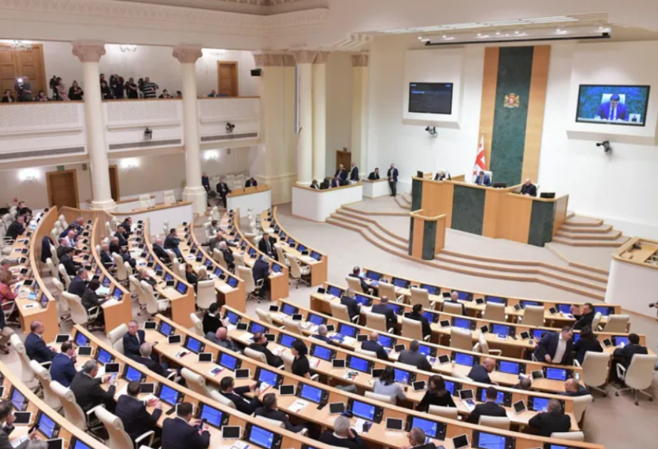 Gürcüstan parlamenti mübahisəli qanun layihəsini birinci oxunuşda qəbul edib