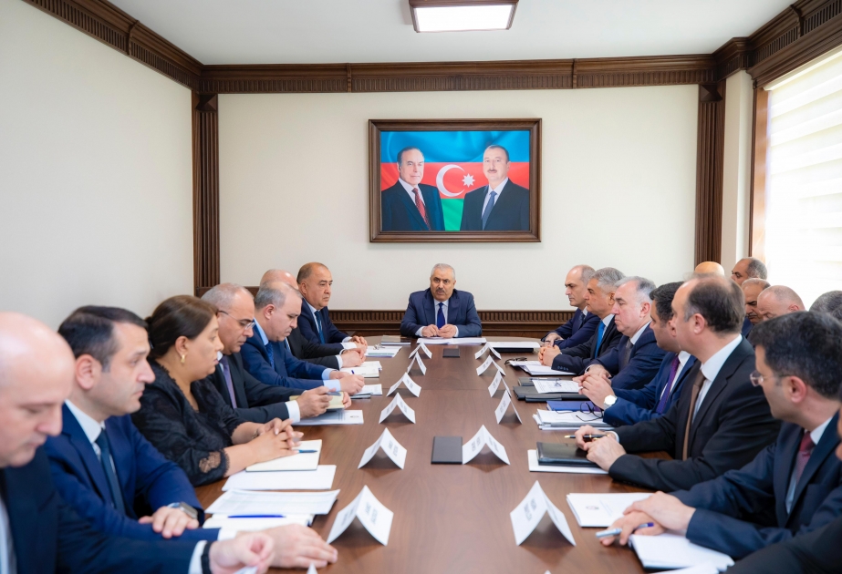 Naxçıvan Muxtar Respublikasının Nazirlər Kabinetində müşavirə keçirilib