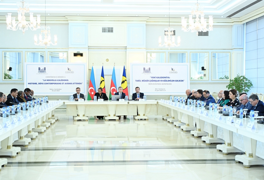 مؤتمر "نيو كاليدونيا: التاريخ والتحديات الحديثة والمستقبل المرتقب" في المجلس الوطني الأذربيجاني