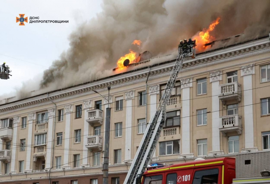 Ukraynaya daha bir hava hücumu: 8 nəfər ölüb, 25 nəfər yaralanıb