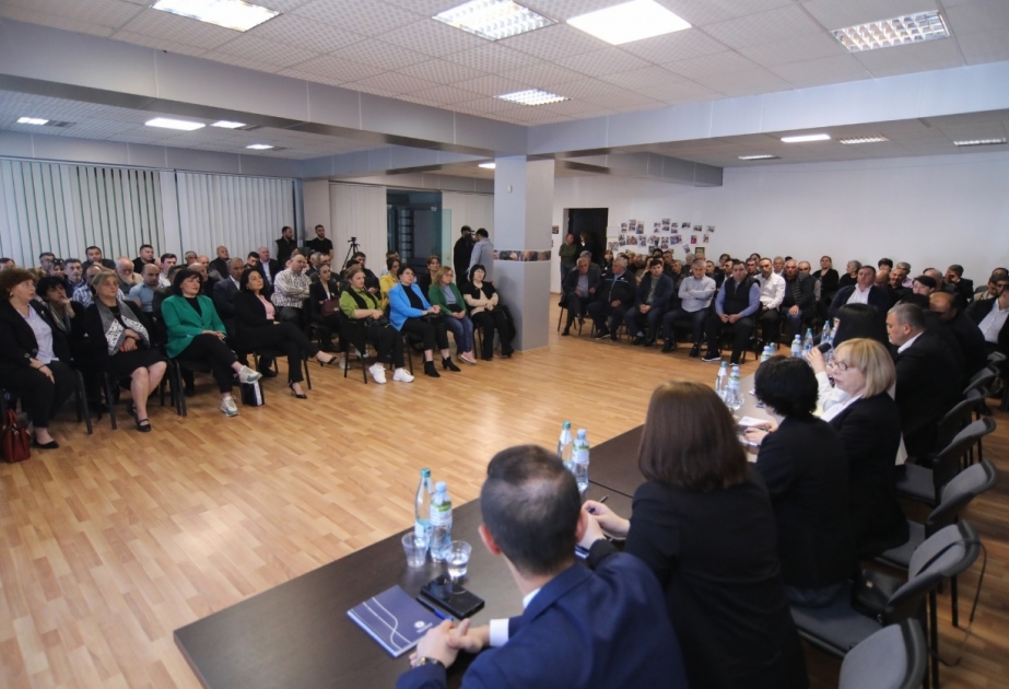 Gürcüstanda yaşayan azərbaycanlılar dövlət proqramları və xidmətlər barədə məlumatlandırılıb