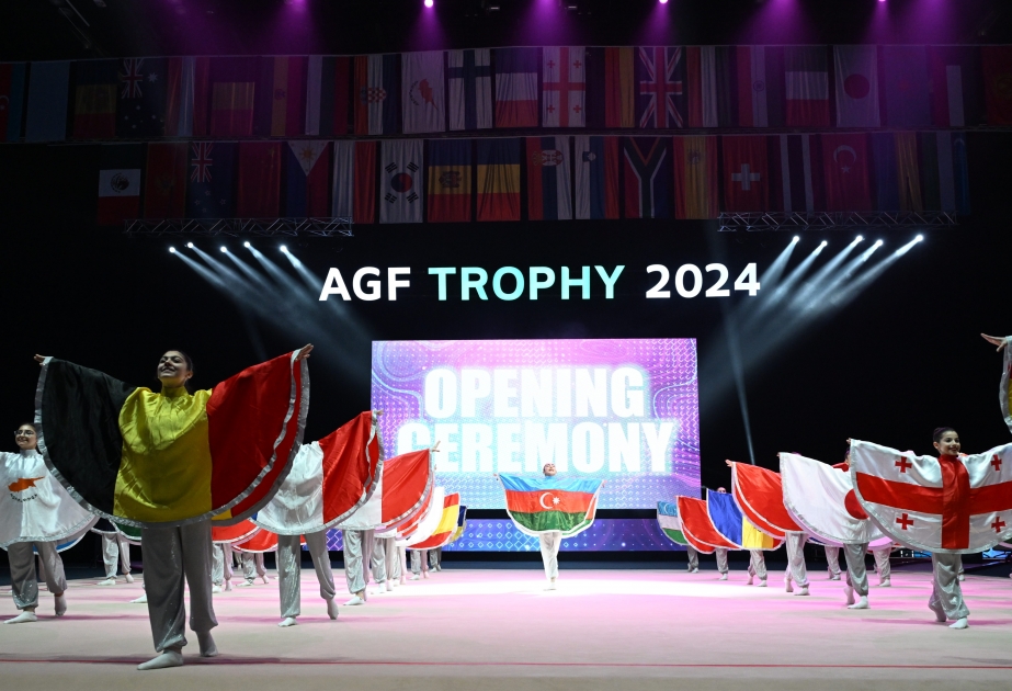 La cérémonie d’ouverture de la Coupe du monde de gymnastique rythmique à Bakou VIDEO