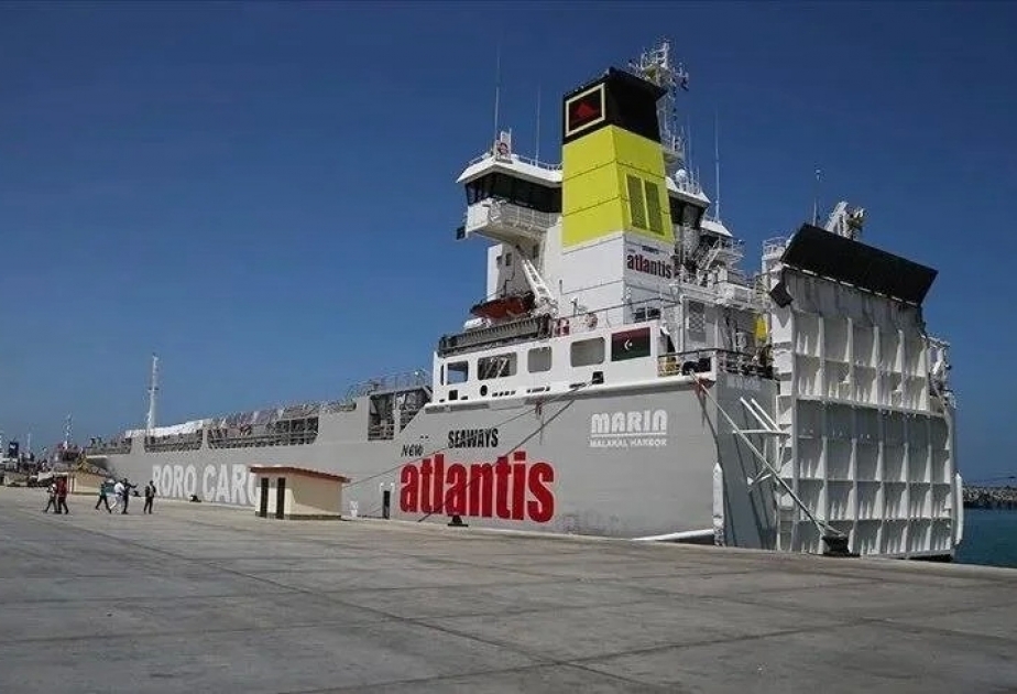 Le 9e navire d'aide humanitaire de la Türkiye à destination de Gaza accoste au port égyptien d'Al-Arish