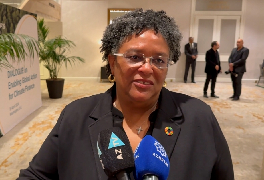 “We appreciate the launching of the COP Presidencies Troika,” says Prime Minister of Barbados Mia Mottley