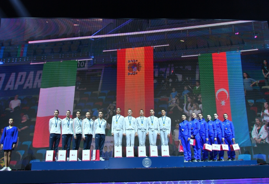 Azerbaijan win group all-around bronze at Rhythmic Gymnastics World Cup in Baku