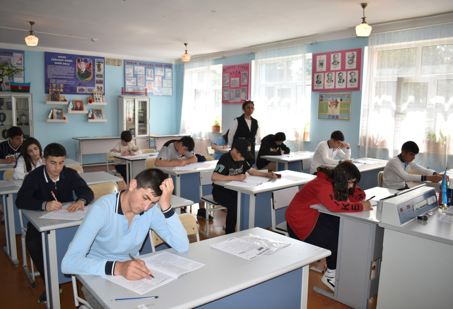 Zaqatala, Balakən və Qaxda ümumi orta təhsil səviyyəsi üzrə buraxılış imtahanları 15 mərkəzdə aparılıb